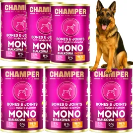 karma-mokra-dla-psa-monobialkowa-champer-kosci-i-stawy-indyk-6x400g