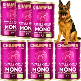 karma-mokra-dla-psa-monobialkowa-champer-kosci-i-stawy-jagniecina-6x400g