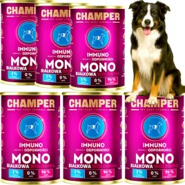 karma-mokra-dla-psa-monobialkowa-champer-odpornosc-wolowina-6x400g