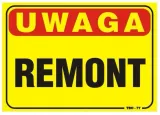 tablica-tabliczka-35-25cm-uwaga-remont