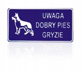 tabliczka-tablica-15-29cm-uwaga-dobry-pies-gryzie