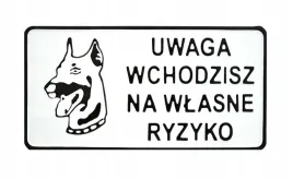tabliczka-tablica-15-29cm-uwaga-wchodzisz-na-wlasne-ryzyko