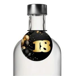 zawieszki-na-alkohol-18-urodziny-czarno-zloty-10-szt