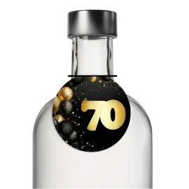 zawieszka-na-alkohol-70-urodziny-czarno-zloty-10-szt
