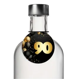zawieszki-na-alkohol-90-urodziny-czarno-zloty-10-szt