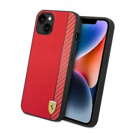 etui-ferrari-carbon-do-iphone-14-plus-czerwone