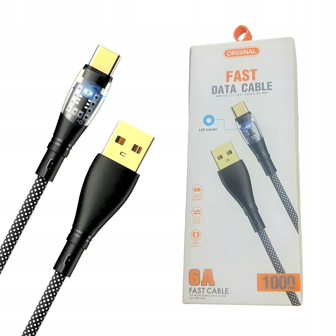 kabel-usb-usb-c-quick-sync-z-dioda-led-2-4a-szary-1m