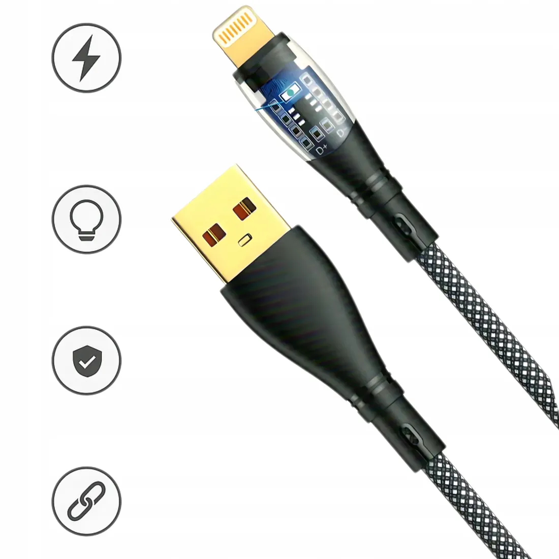 kabel-usb-lightning-quick-sync-z-dioda-led-2-4a-szary-1m