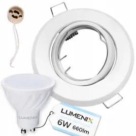zestaw-oprawa-halogenowa-biala-okragla-zarowka-gu10-led-6w-neutralna