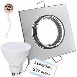zestaw-oprawa-halogenowa-satynowa-kwadrat-zarowka-gu10-led-6w-neutralna