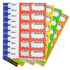 korfed-cenowki-samoprzylepne-rozne-mix-x-20-szt