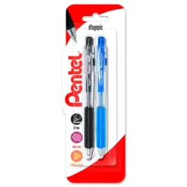 pentel-dlugopis-bk437-czarny-i-niebieski