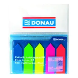 zakladki-indeksujace-donau-pp-12x45mm-5x25kartek-strzalka-mix-kolorow