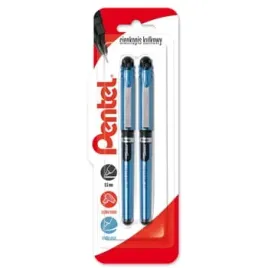 pentel-cienkopis-kulkowy-energel-bln15-czarny-x-2-sztuki