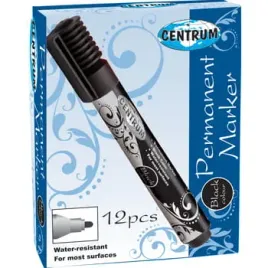 marker-permanentny-z-okragla-koncowka-czarny-x-12-sztuk