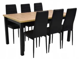 stol-rozkladany-90x160-200cm-6-krzesel-ekoskora-czarna-do-salonu-jadalni