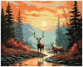 malowanie-po-numerach-elegancki-jelen-40x50cm