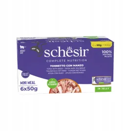 schesir-candb-mokra-karma-kota-tunczyk-z-wolowina-w-galaretce-multipack-6x50g