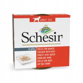 schesir-mokra-karma-dla-psa-filet-z-kurczaka-z-wolowina-w-galaretce-150g