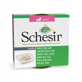 schesir-junior-mokra-karma-dla-szczeniat-kurczak-z-aloesem-puszka-150g