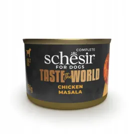 schesir-taste-the-world-mokra-karma-dla-psow-kurczak-masala-puszka-150g