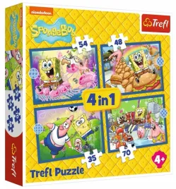 puzzle-4w1-podwodne-zycie-spongeboba-trefl