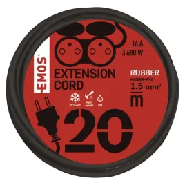emos-p0603-przedluzacz-ogrodowy-20-m-2-gniazda-czarny-guma-230-v-15-mm2
