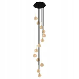 lampa-wiszaca-galaxy-kp-31-czarny-zloty-bursztynowy-nowoczesna-stylowa