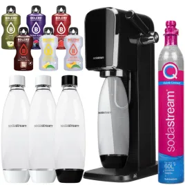 saturator-do-wody-sodastream-art-czarny-3-butelki-saszetki-zestaw