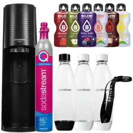 zestaw-saturator-do-gazowanej-wody-sodastream-terra-black-butelki