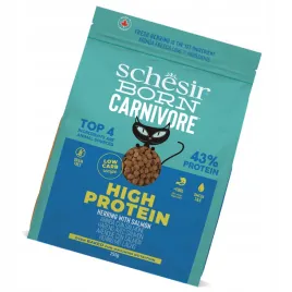 schesir-born-carnivore-sucha-karma-dla-kota-doroslych-sledz-i-losos-255g