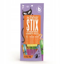 schesir-stix-multipack-przysmak-karma-dla-kota-kurczak-kaczka-losos-6x15g