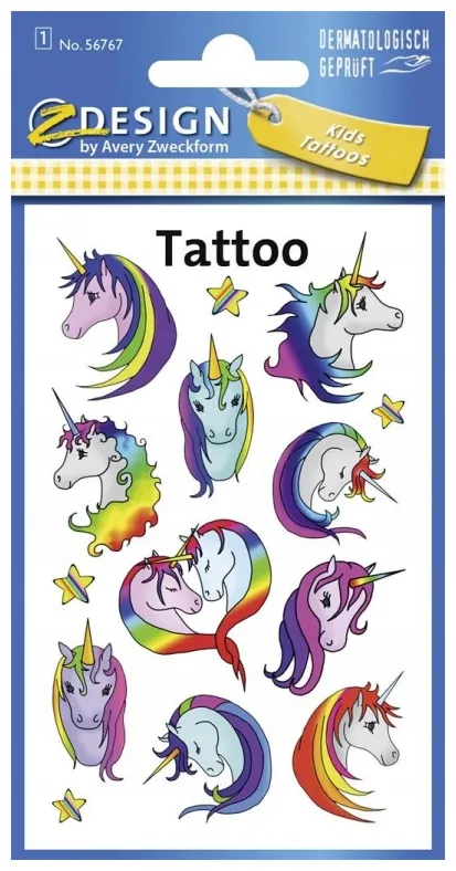 tatuaze-dla-dzieci-jednorozce