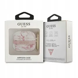 guess-pokrowiec-do-airpods-3-marble-strap-collection-rozowy-z-paskiem