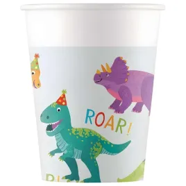 kubeczki-papierowe-dino-party-roar-procos-200-ml-8-szt