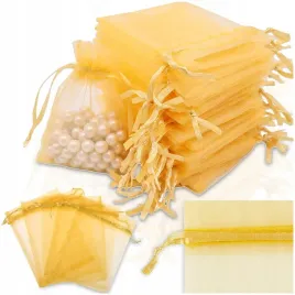 100x-woreczki-z-organzy-na-slub-prezent-bizuterie-male-torebki-10x15-zlote