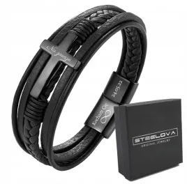 bransoletka-z-krzyzem-skora-naturalna-z-dedykacja