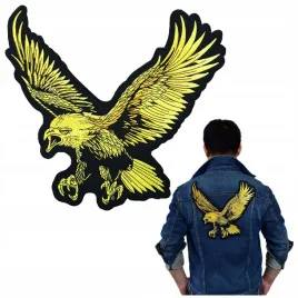 naszywka-orzel-jastrzab-zloty-haftowana-motocyklowa-xxl-duza-30cmx30cm
