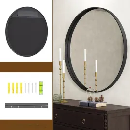 lustro-okragle-81-cm-czarne-z-gleboka-rama-szklo-hartowane