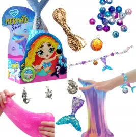 zestaw-bransoletka-zawieszki-koraliki-slime-glutek-plastyczny-syrenka-250ml