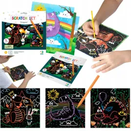 zdrapka-artystyczna-smoki-wydrapywanka-metoda-scratch-dla-dzieci-obrazki