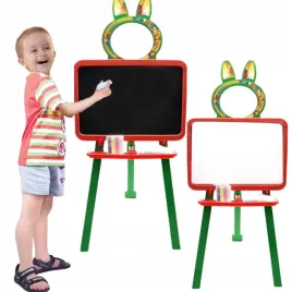 tablica-magnetyczna-dwustronna-wielofunkcyjna-skladana-kreda-markery-gabka