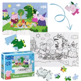 puzzle-2w1-swinka-peppa-60-elementow-ukladanka-i-kolorowanka-w-jednym