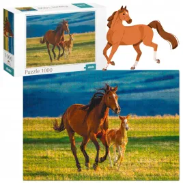 puzzle-nauka-zrebaka-1000-elementow-do-ulozenia-piekny-obraz-kon-i-zrebak