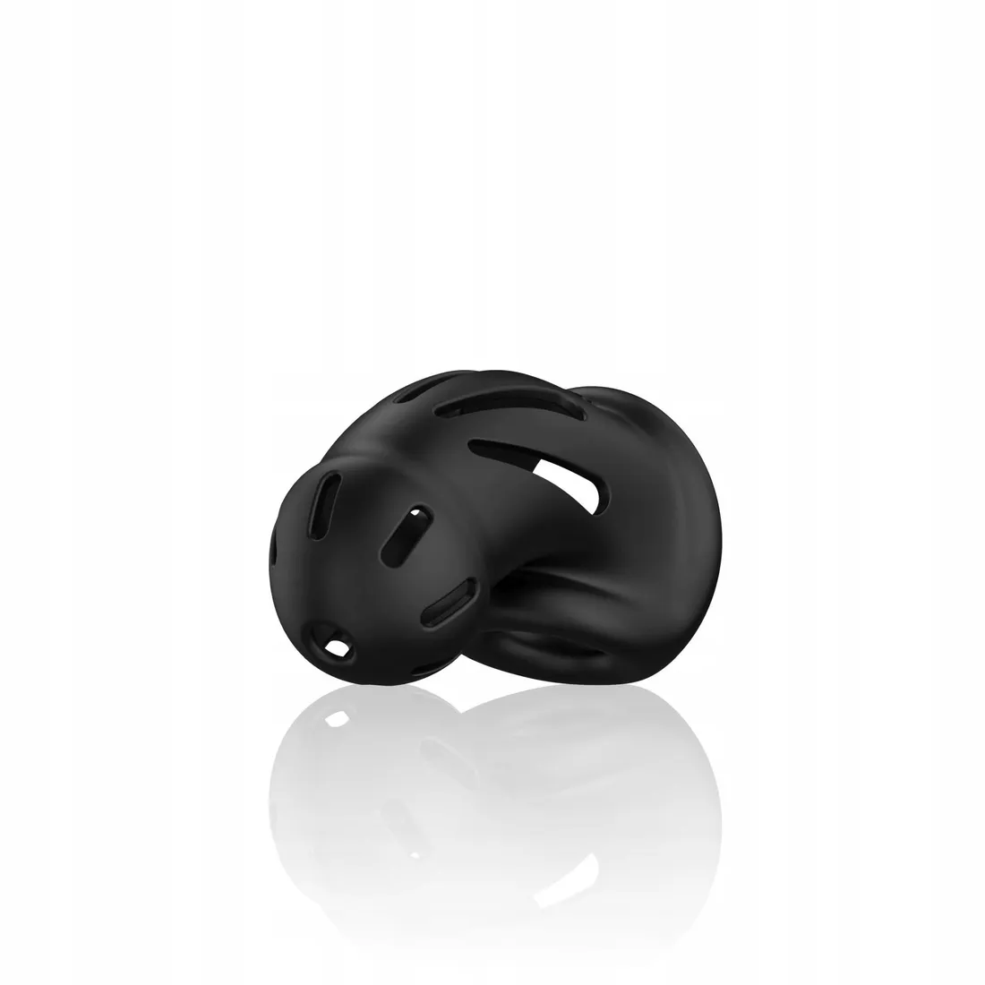model-27-ultra-soft-silicone-chastity-cage-black