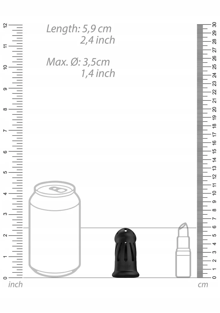 model-27-ultra-soft-silicone-chastity-cage-black