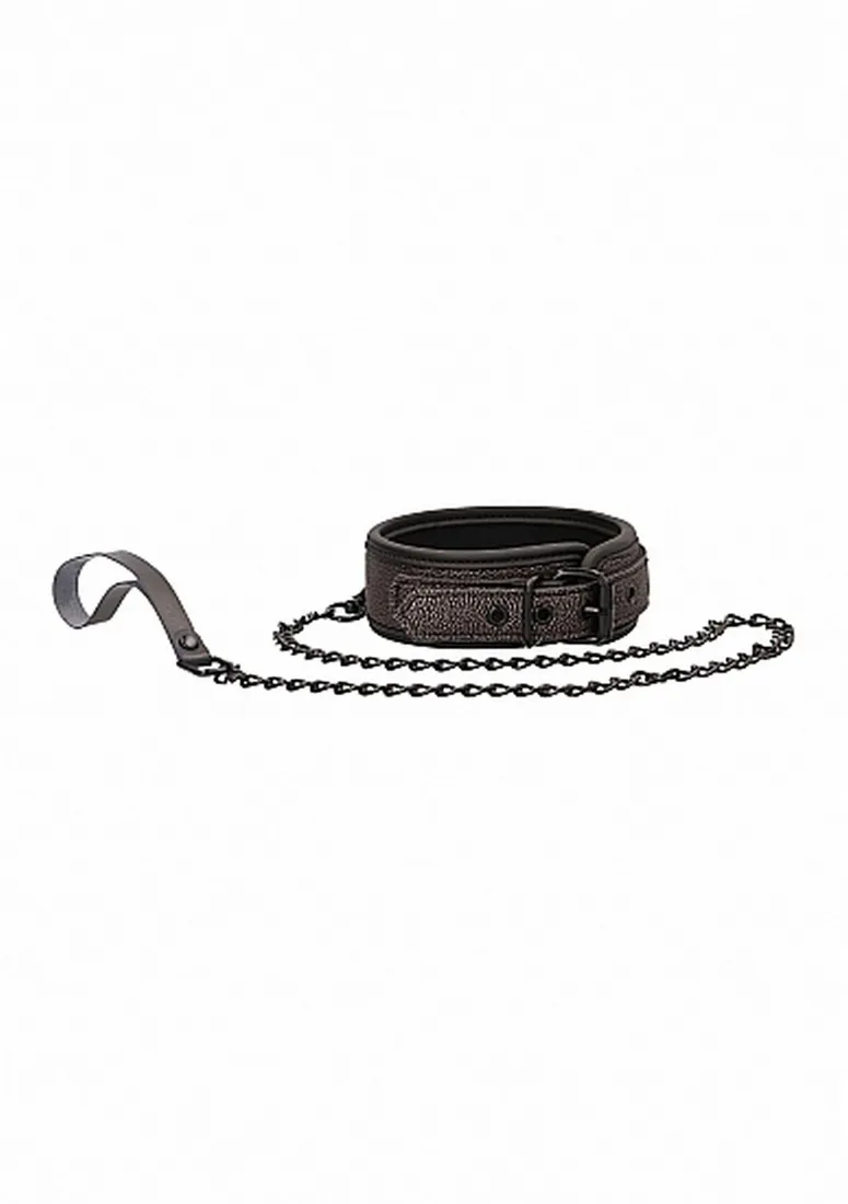 ouch-elegant-collar-with-leash-titanium-grey