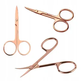 nozyczki-kosmetyczne-do-skorek-paznokci-szablonow-9-cm-rozowe-zloto-ak12