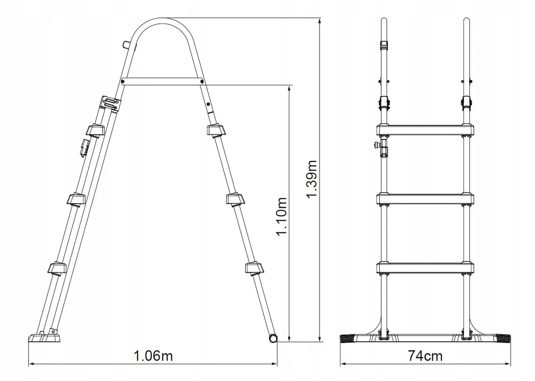 drabinka-do-basenu-dwustronna-107-cm-stan-nowy