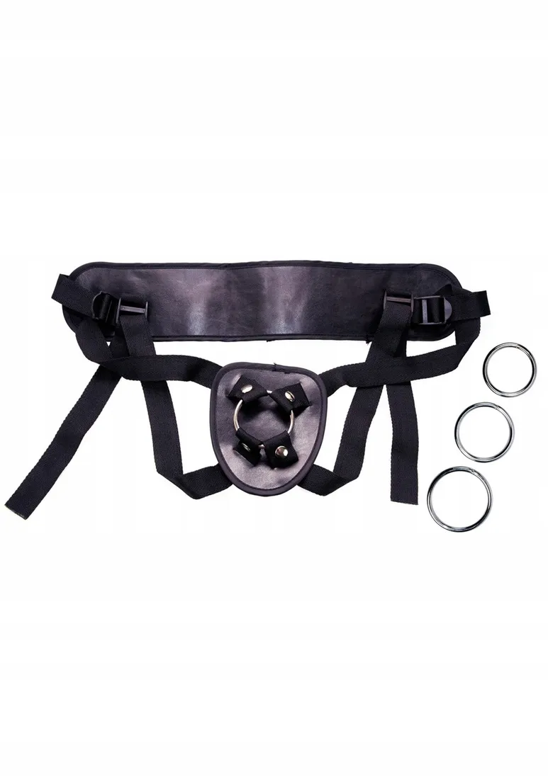 uniwersalna-uprzaz-strap-on-pierscienie-regulacja-stan-nowy